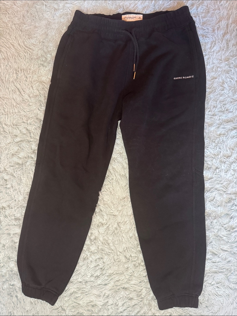 Abercrombie & Fitch Black Men's Jogger Sweatpants medium